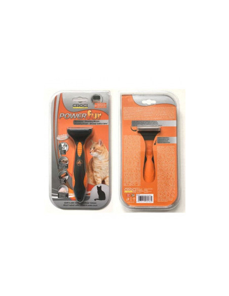 Грууминг инструмент за късокосмести котки Croci Powerfur Groomer M размер