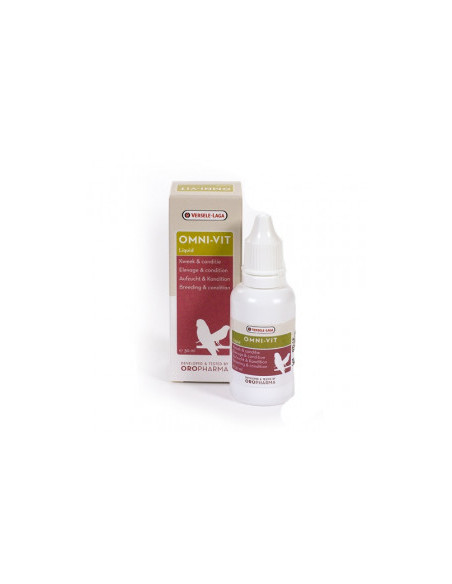 Versele Laga Oropharma Omni-Vit Liquid комплекс от витамини за добра кондиция за птици 30мл.