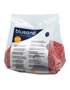 Цветен пясък за аквариум BLUSAND PINK 500гр.
