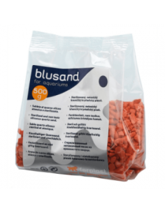 Цветен пясък за аквариум BLUSAND ORANGE 500гр.