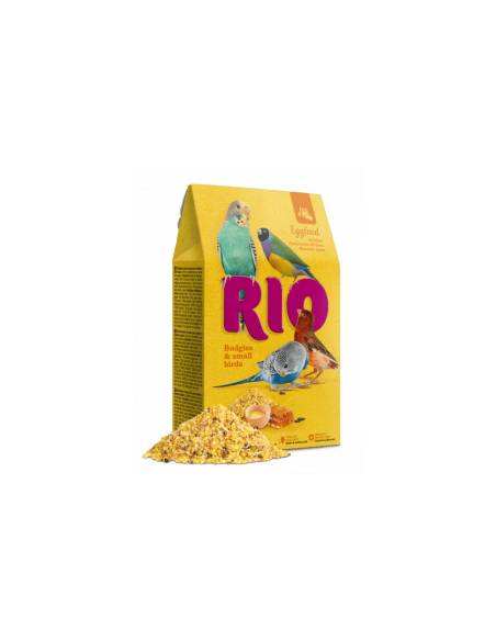 Яйчна храна за вълнисти папагали и малки птици RIO Eggfood for budgies and other small birds 250гр, с добавени мед, витамини 