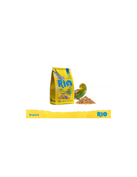 Ежедневна храна за вълнисти и малки папагали RIO FOOD FOR BUDGIES с червено просо, ленено семе и водорасли