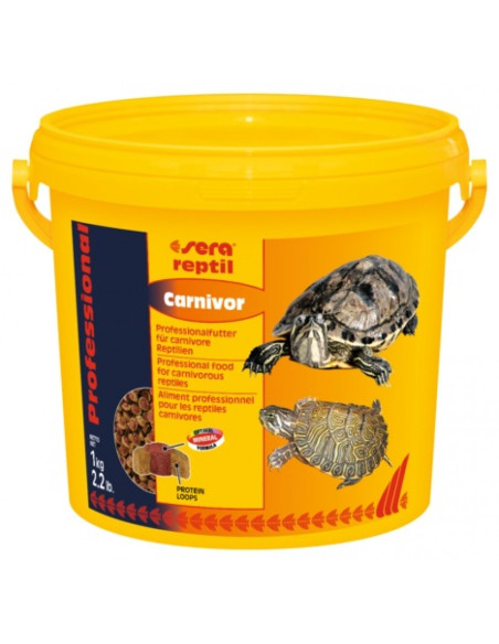 sera Reptil Professional Carnivor за месоядни, 3 800 мл
