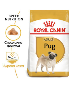 Суха храна за кучета Royal Canin PUG ADULT 1,5кг.