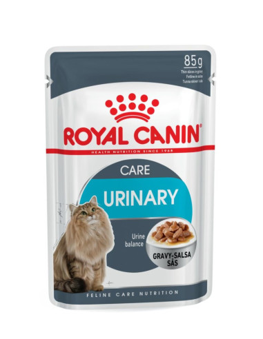 Пауч Royal Canin Urinary Care - малки късчета месо в сос Грейви за профилактика на пикочните пътища