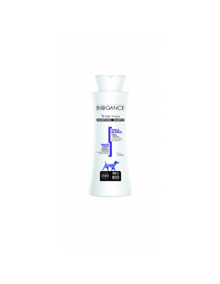 Biogance White Snow Shampoo Шампоан за бяла и светла козина 250 мл