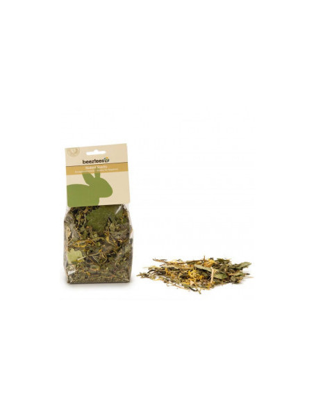 Лакомства за гризачи с билки и растения Beeztees herb mix допълваща храна