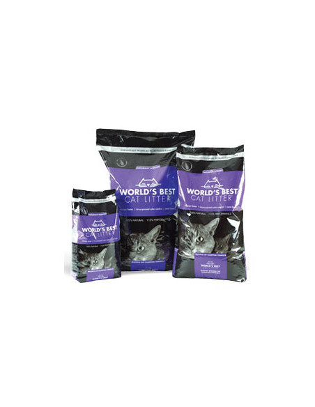 Worlds Best Cat Lavender Scented Multiple Cat Litter - котешка тоалетна с аромат на лавандула