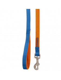 Текстилен, двуцветен повод за кучета Camon