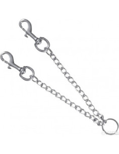 Trixie Twin Chain Coupler Chromed - Повод за две кучета - хромиран 60 см х 4 мм