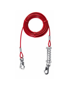 Trixie Tie Out Cable - Повод за кучета за двора с пластмасово покритие против корозия 5 м