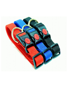 Нашийник синтетика ”КЛАСИК” NSK1500 Със заключващ механизъм! 30 - 45 см.