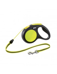 Автоматичен повод за куче FLEXI Classic Neon ХS размер 3 м.