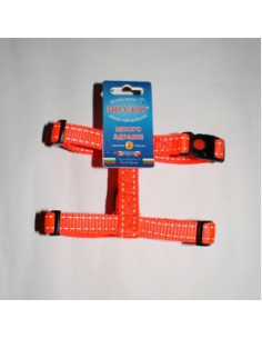 Нагръдник за куче Miazoo 65х100см. оранжев със светлоотразителни нишки