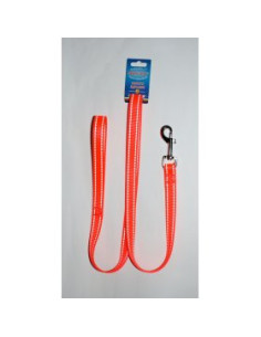 Повод за куче Miazoo 120см. оранжев със светлоотразителни нишки