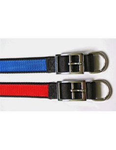 Нашийник за куче Miazoo 2х45см. черно и светло синьо