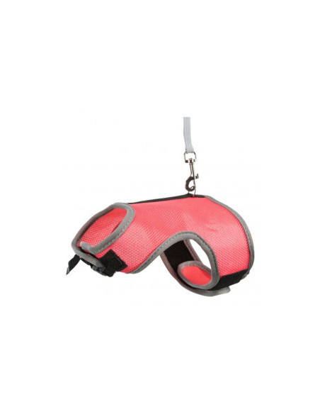 Комплект нагръдник и повод, подходящ за хамстери и мишлета Trixie Soft harness with leash 12-18 см
