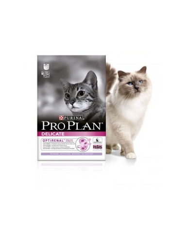 Purina Pro Plan DELICATE Суха храна за котки с чувствителна храносмилателна система пуйка и ориз