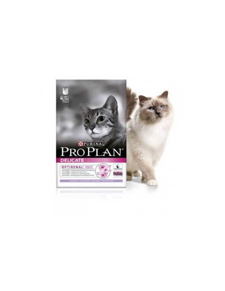 Purina Pro Plan DELICATE Суха храна за котки с чувствителна храносмилателна система пуйка и ориз
