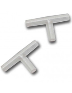 Аксесоар за система с въздушна помпа Amtra “T” CONNECTOR 2 PZ. За маркуч 4 / 6 мм, за разделяне и свързване на маркучи