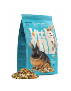 Здравословна храна за зайци над 6 месеца Little One Feed for rabbits с пелети от предовано, ливадно сено, моркови и рожков