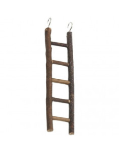 Дървена стълба за птици - Flamingo PARAKEET LADDER SCARA - 5 стъпала, 26см
