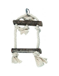 Играчка за папагали Flamingo SWING TRUNK - S - въжена люлка 13.5 x 4 x 26 см