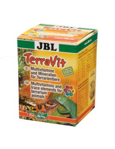 Мултивитамини на прах за терариумни животни JBL TERRAVIT 135гр.