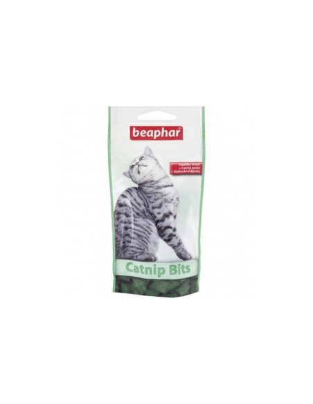 Beaphar Catnip Bits - хрупкаво лакомство за котки с пълнеж