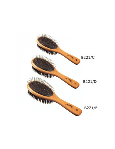 Двойна четка за кучета М размер Саmon