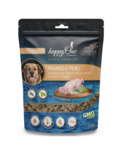 Средиземноморки лакомства за кучета HappyOne MEDITERRANEUM Super Premium Snack Chicken - Turkey със 72- пилешко и пуешко месо