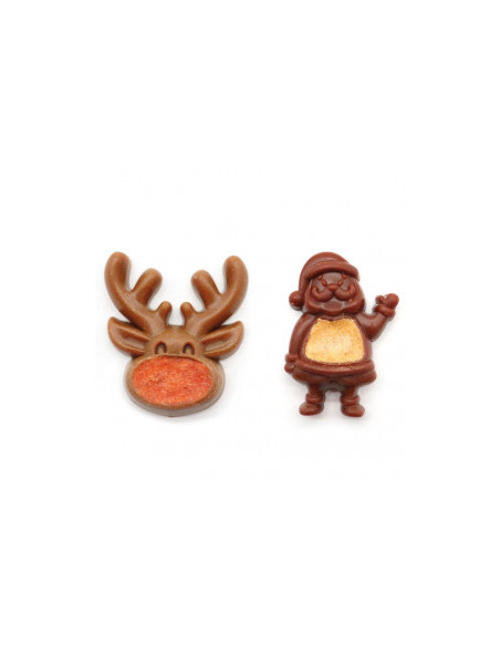 Коледно лакомство за кучета Croci Xmas Stuffy дядо коледа и еленче