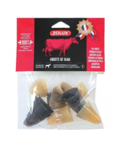 Натурално кучешко лакомство Zolux Calf ergots Телешки рога