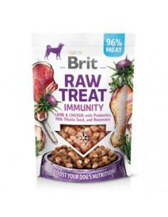 Кучешко лакомство за подсилване на имунитета Brit Raw Treat Immunity. Freeze-dried Lamb - Chicken от Сурово лиофилизирано – 9