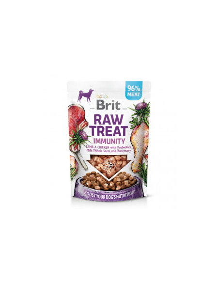 Кучешко лакомство за подсилване на имунитета Brit Raw Treat Immunity. Freeze-dried Lamb - Chicken от Сурово лиофилизирано – 9