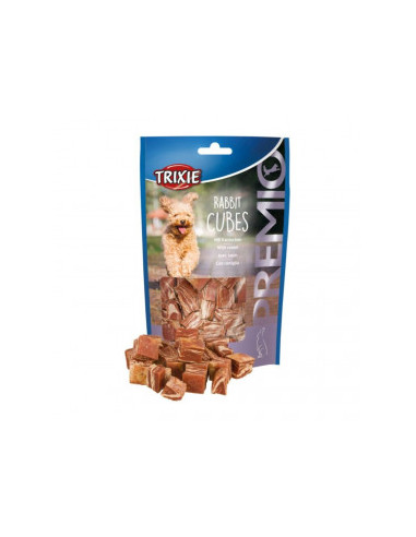 Кучешко лакомство Trixie PREMIO Rabbit Cubes кубчета от заешко месо