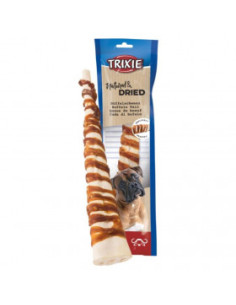 Монопротеиново кучешко лакомство Trixie Buffalo tail Биволска опашка, обвита с биволско месо