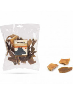 Натурално лакомство за кучета Beeztees beef head skin сушена телешка кожа