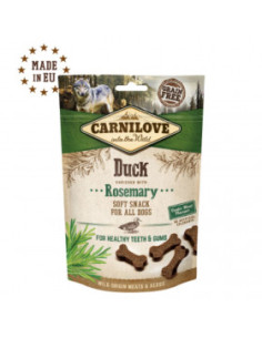 Полувлажни лакомства за куче Carnilove Semi-Moist Snack Duck enriched with Rosemary cъс 35- Патешко, обогатени с розмарин, БЕ