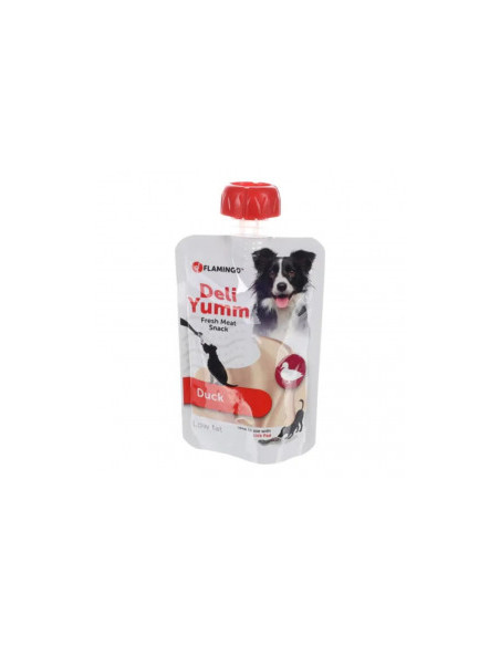 Течно лакомство Flamingo Deli Yumm за куче с патешко