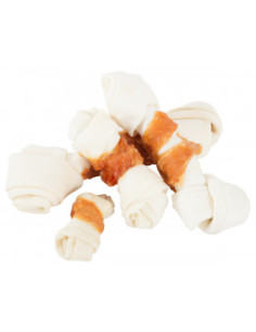 Кокали от компресирана кожа Zolux - обвити в пилешко месо XS x 7 бр