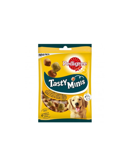 Лакомство за кучета PEDIGREE TASTYMINIS - Дъвчащи кубчета с пилешко и патица 130гр.,
