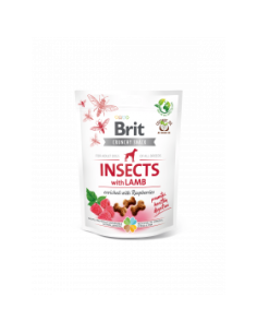 Brit Care Crunchy Cracker. Insects with Lamb enriched with Raspberries - лакомство за кучета с насекоми, агнешко и малини за 