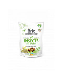 Brit Care Crunchy Cracker. Insects with Rabbit enriched with Fennel - лакомство за кучета с насекоми, заешко и копър за подси