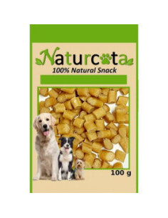 Натурални лакомства за кучета Naturcota - сушени хапки от риба треска 100 гр.