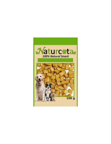 Натурални лакомства за кучета Naturcota - сушени хапки от риба треска 100 гр.