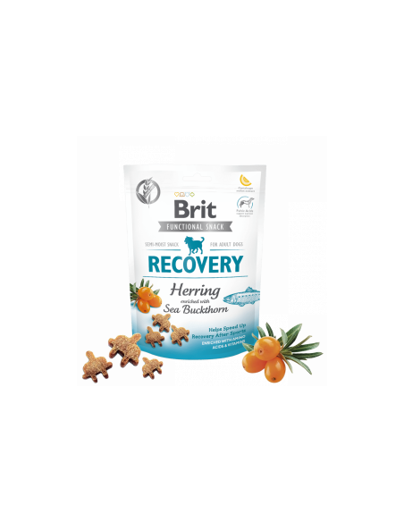 Brit Care Dog Functional Snack Recovery Herring - лакомство за възстановяване с херинга и морски зърнастец 150гр.