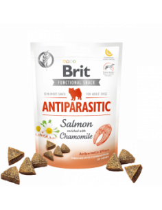 Brit Care Dog Functional Snack Antiparasitic Salmon - антипаразитно лакомство със сьомга и лайка 150гр.