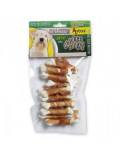 Antos Chicken Dlight - лакомство за кучета кокалчета обвити с пилешко месо