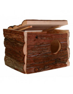 Trixie Wooden Nest - Дървено гнездо за малки папагали 21 х 13 х 12 см